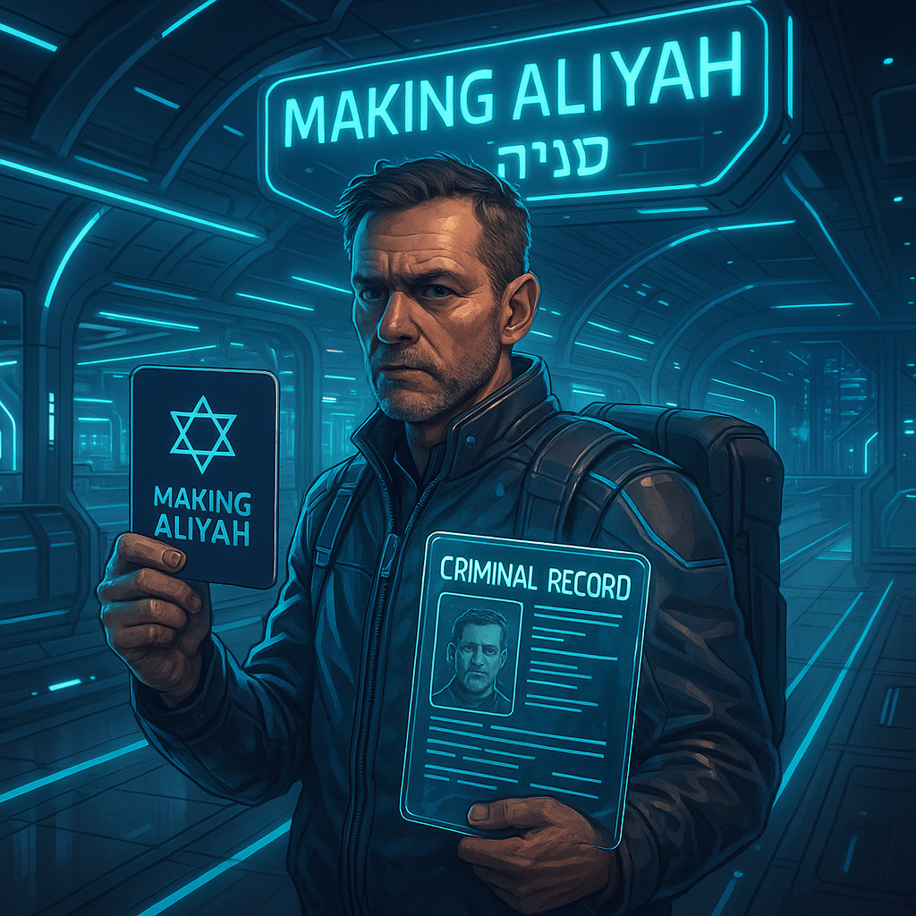 aliyah with criminal record